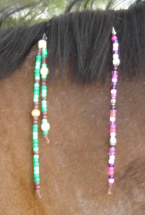 Mane and Tail Clips: Beads for Steeds - Rhythm Beads for Horses